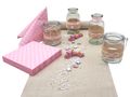 Tischdeko Taufe Baby Rosa Mädchen Babyparty Party Deko SET 1