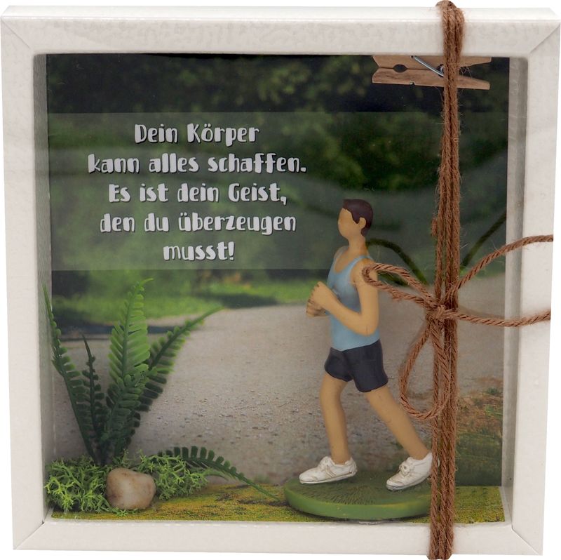 Geldgeschenk Verpackung Sportstudio Fitness Sport Workout Sportschuhe Sportbekleidung Gutschein Joggen Mann