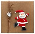 Geldgeschenk Verpackung Weihnachten XMAS Weihnachtsmann Schlittschuh Eisbär Natur Geschenk 3