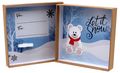 Geldgeschenk Verpackung Weihnachten XMAS Weihnachtsmann Schlittschuh Eisbär Natur Geschenk 4