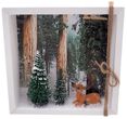 Geldgeschenk Verpackung Weihnachten XMAS Reh Wald Tanne Geschenk Gutschein 1