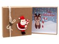 Geldgeschenk Verpackung mit Weihnachtsmotiv als nette Geschenkidee zu Weihnachten handgefertigt von ZauberDeko 3