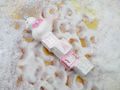 Gender Reveal Idee Weihnachtsschmuck Glas Rosa Babymitteilung Schwangerschaft Oma Opa Papa 2
