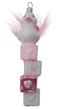 Christbaumschmuck Weihnachtsbaumschmuck Weihnachtsdeko Ente Bauklötze Baby Rosa Glas Weihnachten 5