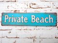  Blechschild Maritime Deko für Garten, Balkon, Bad & Terrasse, Beach Party Strandhochzeit -  Beachhouse-Stil 5