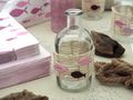 Tischdeko Kommunion Konfirmation Rosa Mauve Natur Vasen Streudeko SET 20 Personen  4