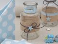 Tischdeko Taufe Baby Hellblau Blau Junge Party Deko SET Babyparty 20 Personen 3