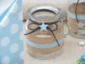 Tischdeko Taufe Baby Hellblau Blau Junge Party Deko SET Babyparty 20 Personen 4