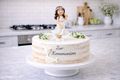 Mädchen Figur Tortendeko Deko Kommunion Konfirmation Geburtstag 2