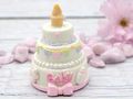 Deko Figur Tortendeko Tortenfigur Baby Mädchen Rosa Deko Tischdeko Geburtstag 2
