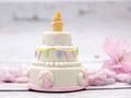Deko Figur Tortendeko Tortenfigur Baby Mädchen Rosa Deko Tischdeko Geburtstag 3