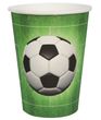 Tischdeko Kindergeburtstag Geburtstag Deko Fußball Sport Pappteller Pappbecher Partygeschirr 3