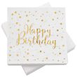 Tischdeko Geburtstag Happy Birthday Gold Pappteller Pappbecher Partygeschirr 4