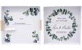 Geldgeschenk Verpackung Personalisiertes Geschenk Hochzeit Herz Weiß Eukalyptus Blätterkranz Mit Namen 4