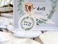Gastgeschenke Kommunion Konfirmation Hochzeit Geburtstag Glasröhrchen Eukalyptus Blätterkranz Tischdeko 5 Stück 3