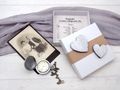 Geldgeschenk Idee Geschenk zur Silberhochzeit Silberne Hochzeit Verpackung Box Brautpaar 5
