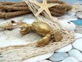 Deko Figur Krabbe Krebs Gold Tischdeko Sommer Maritim 4