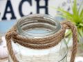 Windlichter iaus Glas deal für DIY - befüllbar mit Dekosand, Steinchen oder kleinen Zweigen und Blumen 6