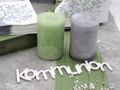 Tischdeko Kommunion Konfirmation Junge Mädchen mit Servietten, Aufsteller Lebensbaum, Kerzen, Streudeko & Tischband 4