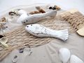 Maritimes Streudeko SET mit Sand, Muscheln, Holzfiguren und Netzband – für sommerliche Tischdeko mit Strandfeeling 3