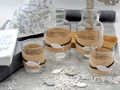 Tischdeko Kommunion Konfirmation Grau Silber Natur Baum des Lebens Junge Mädchen 2