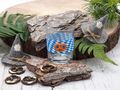 Teelichthalter Oktoberfest Brezel Bierkrug Bayrisch Blau Weiß Tischdeko Teelichtgläser Deko Party Geburtstag 2 Stück 4