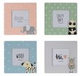 Bilderrahmen Bilder Dekorahmen Wandbild Hund Panda Zebra Elefant Kinderzimmer Deko 1