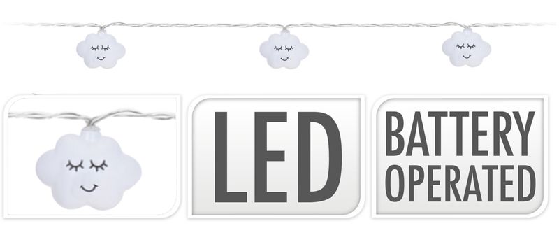 LED Lichterkette Wolke Beleuchtung