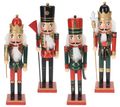 Nussknacker Holz Rot Grün Schwarz Gold 38cm Weihnachtsdeko Weihnachten Deko Figur 1