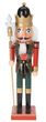 Nussknacker Holz Rot Grün Schwarz Gold 38cm Weihnachtsdeko Weihnachten Deko Figur 5