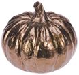 Deko Figur Kürbis Metallic Herbstdeko Herbst Tischdeko Keramik 17cm Groß 3
