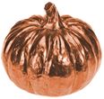Deko Figur Kürbis Metallic Herbstdeko Herbst Tischdeko Keramik 17cm Groß 5