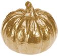 Deko Figur Kürbis Metallic Herbstdeko Herbst Tischdeko Keramik 17cm Groß 6