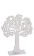 Holzaufsteller Baum des Lebens Weiß Deko Lebensbaum Kommunion Konfirmation 21cm Mittel 1