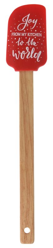 Teigspachtel Silikon Rot Weihnachten Backen Teigschaber Backzubehör Weihnachtsbäckerei 29cm