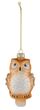 Christbaumschmuck Eule Orange Weihnachtsbaumschmuck aus Glas Weihnachtsbaumkugel 7