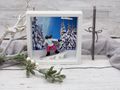 Snowboarderin Geldgeschenkverpackung Gutschein Winterurlaub Geschenk Geld 2