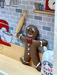 Geldgeschenk Verpackung Weihnachten Lebkuchenmann 5