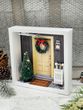 Anderes Buntes Bild Geldgeschenk Verpackung Weihnachten Winter gelbe Tür Schlitten Tannenbaum LED XMAS Geschenk 4