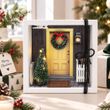 Geldgeschenk Weihnachten - Mini Schlitten, LED Tannenbaum, Fußmatte & Türkranz 2