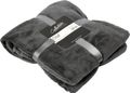 Kuscheldecke Plaid Dunkelgrau Wohndecke Tagesdecke Wohnaccessoire 1