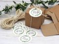 Gastgeschenk für Hochzeit, Geburtstag, Kommunion und Konfirmation als Tischdekoration aus Kraftpapier 2