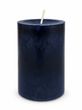 4 Stumpenkerzen Kerzen Dunkelblau Blau Tischdeko Adventskranz 9cm hoch Ø 6cm 2
