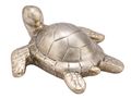 Schildkröte Gold Keramik Dekofigur Maritime Deko für Innen und Außen 1