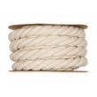 Baumwollkordel in Creme für maritime Dekorationen Basteln Verzieren von Kränzen und Glasware 2