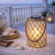 LED Solar Lampe- Laterne für maritime & Boho Gartenpartys, Hochzeiten, Geburtstage, Grillabende oder als Camping Deko 2