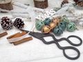 Metall Glöckchen Grün Salbei Gold Weihnachten Basteln Adventskranz Baumschmuck 5