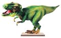 Dekofigur Dinosaurier T-Rex aus Holz Tischdeko Deko Kindergeburtstag Mottoparty 1