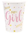 Pappbecher Trinkbecher Tischdeko Geburt Baby Party Girl  4