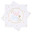 Tischdeko Baby Boy or Girl Gender Reveal Party Teller Servietten Banderole Bunt 40-teilig 3